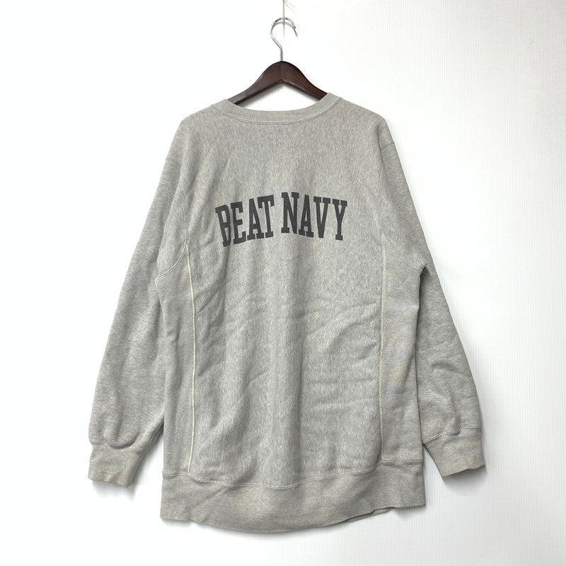 【中古品】【メンズ】 Buzz Rickson's バズリクソンズ REVERSE WEAVE型 リバースウィーブ GO ARMY ゴー アーミー SWEAT SHIRT スウェット シャツ トップス トレーナー 145-251011-ya-01-izu サイズ：XL カラー：グレー 万代Net店