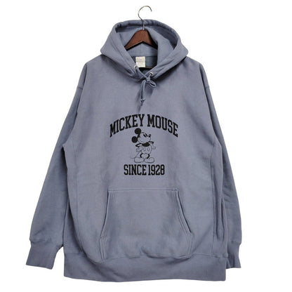 【中古品】【メンズ】 × DISNEY ディズニー MICKEY MOUSE HEAVY WEIGHT PARKA ミッキーマウス ヘビーウェイト パーカー 長袖 トップス 145-251014-as-15-izu サイズ：XXL カラー：ブルー系 万代Net店