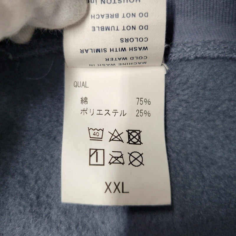 【中古品】【メンズ】 × DISNEY ディズニー MICKEY MOUSE HEAVY WEIGHT PARKA ミッキーマウス ヘビーウェイト パーカー 長袖 トップス 145-251014-as-15-izu サイズ：XXL カラー：ブルー系 万代Net店