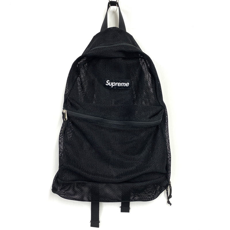 【中古品】【メンズ/レディース】 Supreme シュプリーム MESH BACKPACK カバン メッシュ バックパック リュック 188-251012-rk-02-izu カラー：ブラック 万代Net店