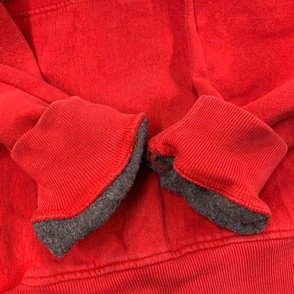 【中古品】【メンズ】 OLD GAP オールドギャップ ZIP PULOVER SWEAT ジップ プルオーバー スウェット 韓国製 長袖 トップス 146-251013-as-04-izu サイズ：S カラー：レッド 万代Net店