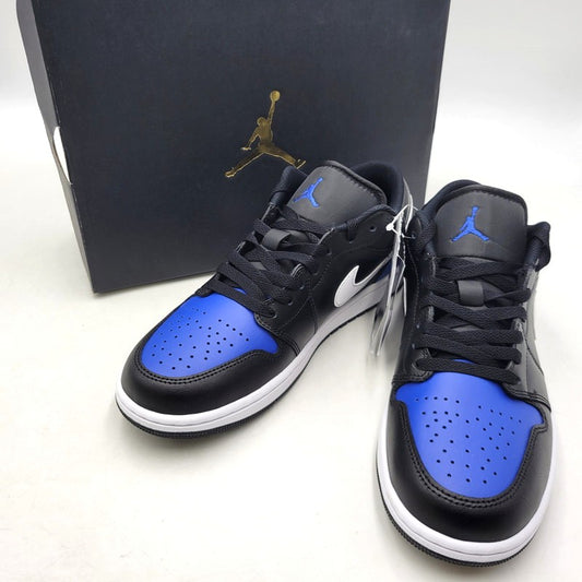 【中古美品】【メンズ】 NIKE ナイキ 553558-042 AIR JORDAN 1 LOW エアジョーダン1 ロー スニーカー シューズ 靴 160-251013-km-09-izu サイズ：27.5cm カラー：BLACK/GAME ROYAL/WHITE 万代Net店