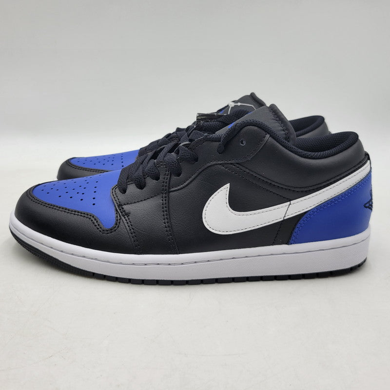 【中古美品】【メンズ】 NIKE ナイキ 553558-042 AIR JORDAN 1 LOW エアジョーダン1 ロー スニーカー シューズ 靴 160-251013-km-09-izu サイズ：27.5cm カラー：BLACK/GAME ROYAL/WHITE 万代Net店