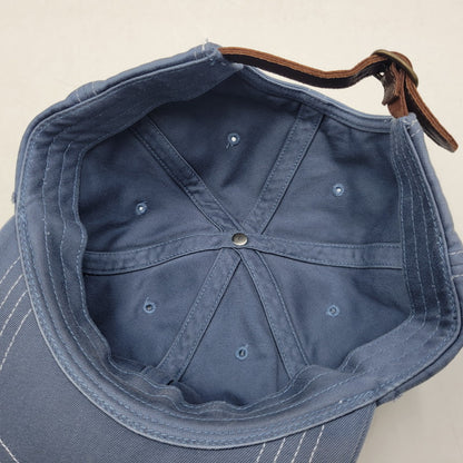 【中古品】【メンズ/レディース】 Supreme シュプリーム 25AW DISTRESSED SCRIPT 6-PANEL ディストレスト スクリプト 6パネル キャップ 帽子 185-251013-km-05-izu サイズ：F カラー：SLATE 万代Net店