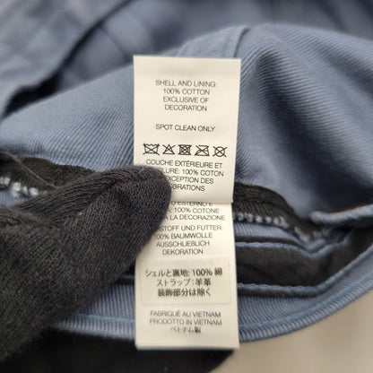 【中古品】【メンズ/レディース】 Supreme シュプリーム 25AW DISTRESSED SCRIPT 6-PANEL ディストレスト スクリプト 6パネル キャップ 帽子 185-251013-km-05-izu サイズ：F カラー：SLATE 万代Net店