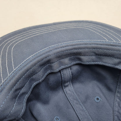 【中古品】【メンズ/レディース】 Supreme シュプリーム 25AW DISTRESSED SCRIPT 6-PANEL ディストレスト スクリプト 6パネル キャップ 帽子 185-251013-km-05-izu サイズ：F カラー：SLATE 万代Net店