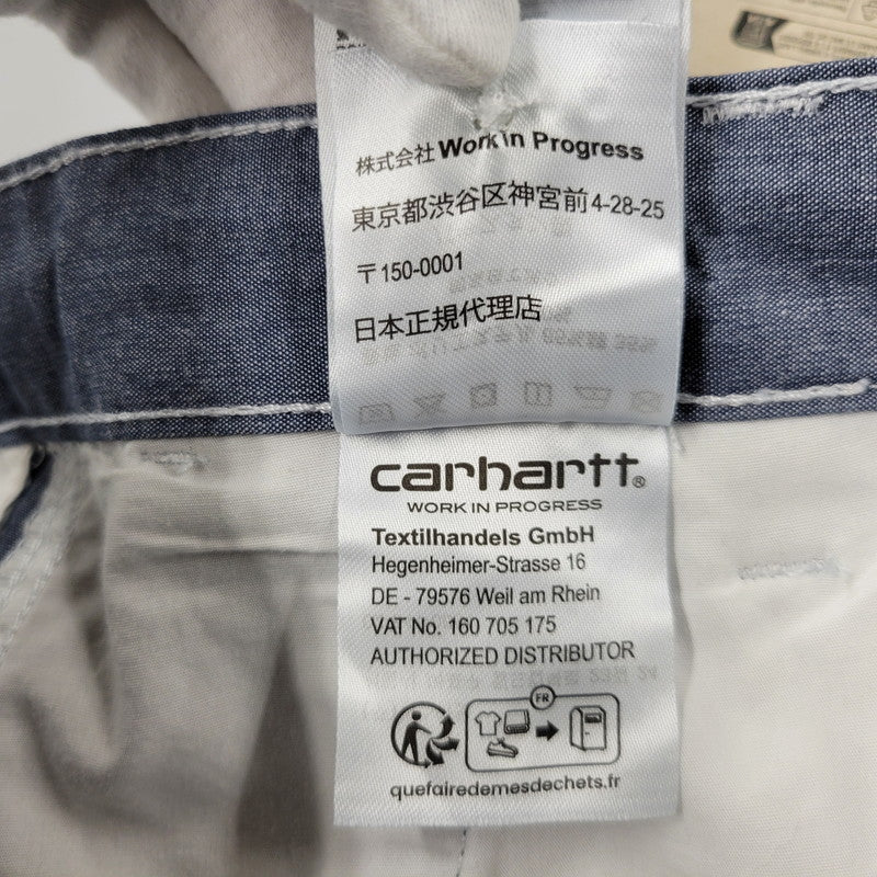 【中古美品】【メンズ】 CARHARTT WIP カーハートダブリューアイピー BLAKE PANT I034528 ブレイクパンツ ボトムス 153-251014-as-06-izu サイズ：M カラー：BLUE RINSED 万代Net店