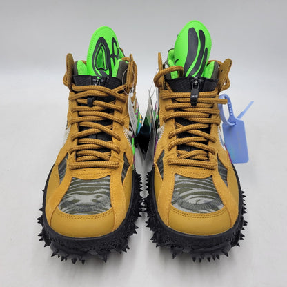 【中古美品】【メンズ】 NIKE ナイキ × OFF-WHITE オフホワイト AIR TERRA FORMA DQ1615-700 エア テラフォーマ スニーカー シューズ 靴 160-251013-as-12-izu サイズ：26.5cm カラー：WHEAT/CLEAR-BLACK 万代Net店