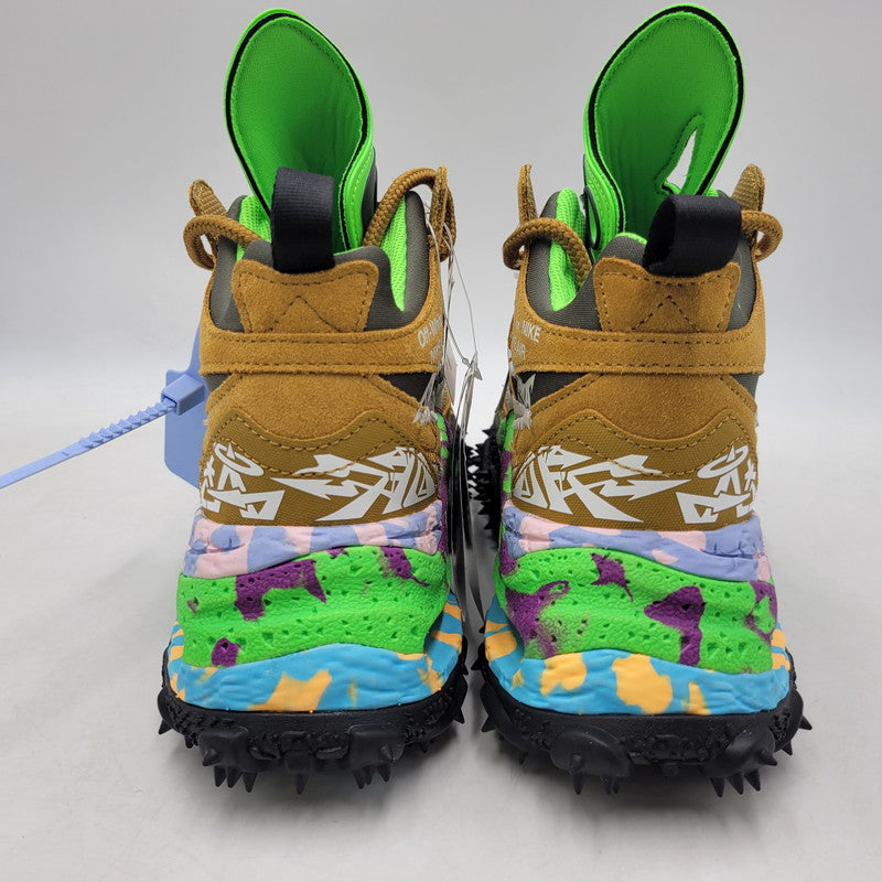 【中古美品】【メンズ】 NIKE ナイキ × OFF-WHITE オフホワイト AIR TERRA FORMA DQ1615-700 エア テラフォーマ スニーカー シューズ 靴 160-251013-as-12-izu サイズ：26.5cm カラー：WHEAT/CLEAR-BLACK 万代Net店