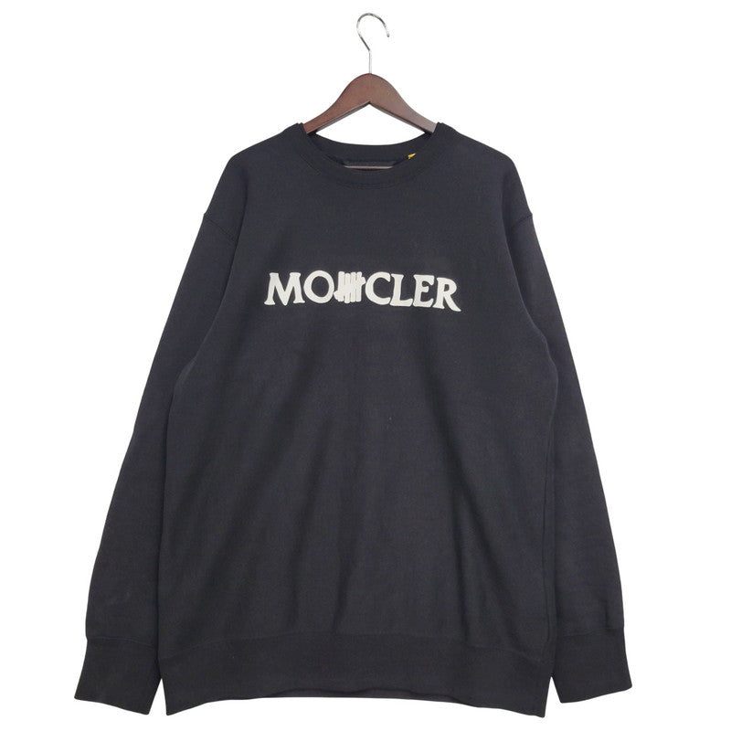 MONCLER モンクレールスタッズ付きグレー トレーナー MONCLER スタッズ