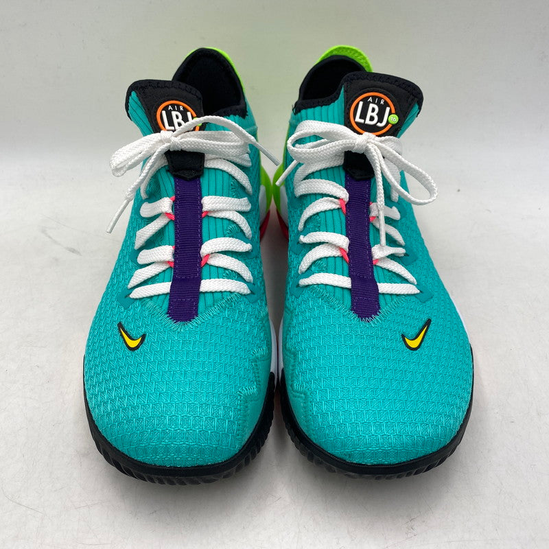 【中古品】【メンズ】 NIKE ナイキ LEBRON 16 LOW CI2668-301 レブロン 16 ロー スニーカー シューズ 靴 160-251231-as-10-izu サイズ：27cm カラー：HYPER JADE/TOTAL ORANGE-ELECTRIC GREEN 万代Net店