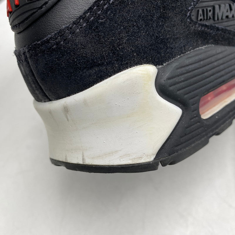 【中古品】【メンズ】 AIR MAX 90 QS CD0916-001 エア マックス 90 QS スニーカー シューズ 靴 160-251231-as-11-izu サイズ：27cm カラー：BLACK/BLACK-CYBER-FIR-SPORT RED 万代Net店