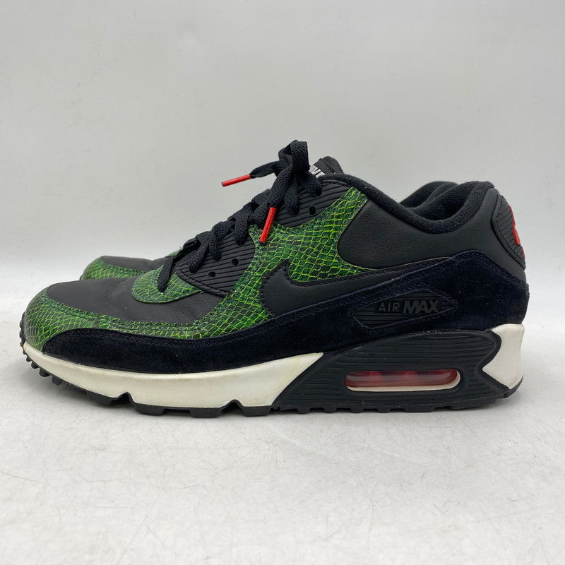 【中古品】【メンズ】 AIR MAX 90 QS CD0916-001 エア マックス 90 QS スニーカー シューズ 靴 160-251231-as-11-izu サイズ：27cm カラー：BLACK/BLACK-CYBER-FIR-SPORT RED 万代Net店