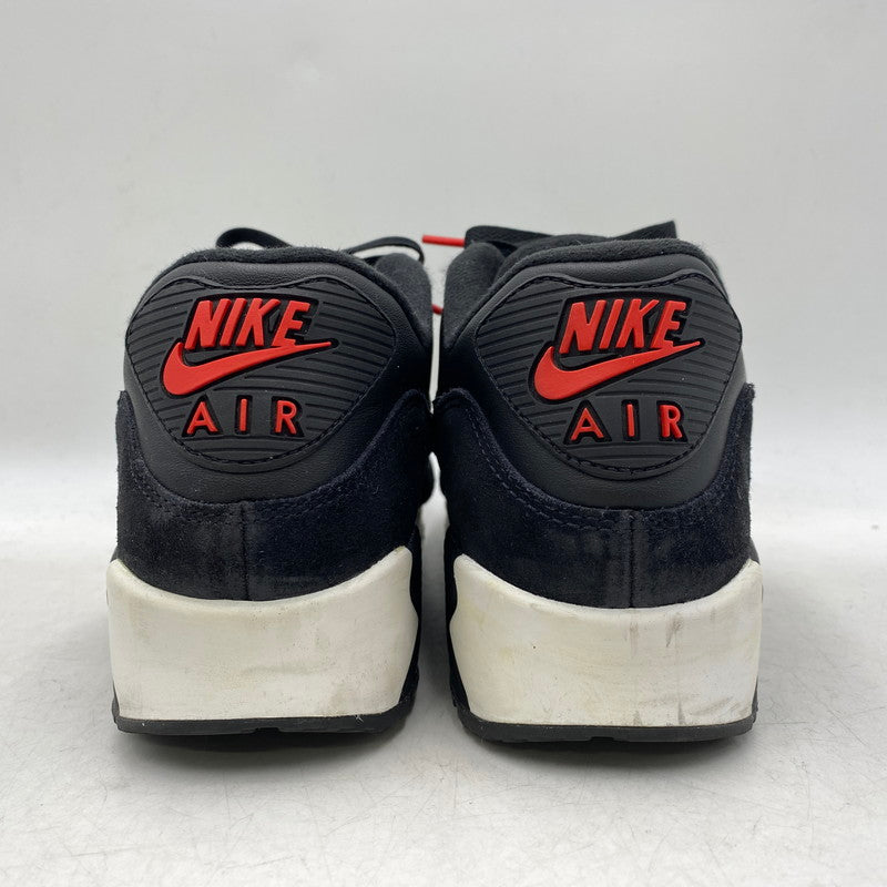 【中古品】【メンズ】 AIR MAX 90 QS CD0916-001 エア マックス 90 QS スニーカー シューズ 靴 160-251231-as-11-izu サイズ：27cm カラー：BLACK/BLACK-CYBER-FIR-SPORT RED 万代Net店