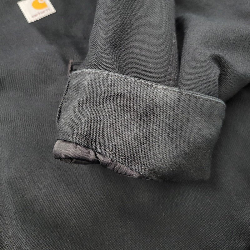 【中古品】【メンズ】 Carhartt カーハート J001BLK USA製 DUCK DETROIT JACKET ダック デトロイト ジャケット アウター 146-251014-cs-09-izu サイズ：2XL カラー：ブラック 万代Net店