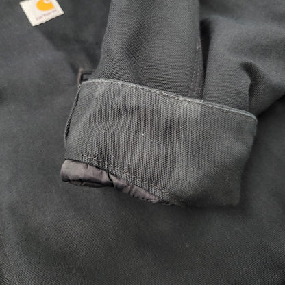 【中古品】【メンズ】 Carhartt カーハート J001BLK USA製 DUCK DETROIT JACKET ダック デトロイト ジャケット アウター 146-251014-cs-09-izu サイズ：2XL カラー：ブラック 万代Net店