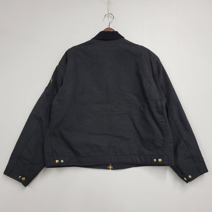 【中古品】【メンズ】 Carhartt カーハート J001BLK USA製 DUCK DETROIT JACKET ダック デトロイト ジャケット アウター 146-251014-cs-09-izu サイズ：2XL カラー：ブラック 万代Net店