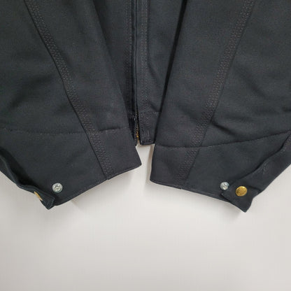 【中古品】【メンズ】 Carhartt カーハート J001BLK USA製 DUCK DETROIT JACKET ダック デトロイト ジャケット アウター 146-251014-cs-09-izu サイズ：2XL カラー：ブラック 万代Net店