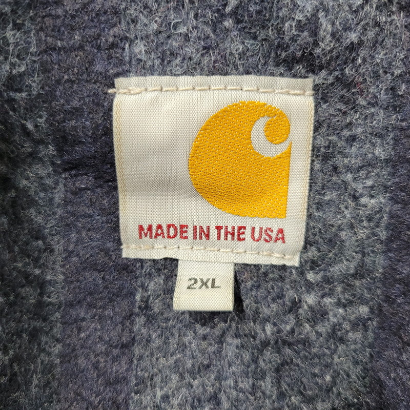 【中古品】【メンズ】 Carhartt カーハート J001BLK USA製 DUCK DETROIT JACKET ダック デトロイト ジャケット アウター 146-251014-cs-09-izu サイズ：2XL カラー：ブラック 万代Net店