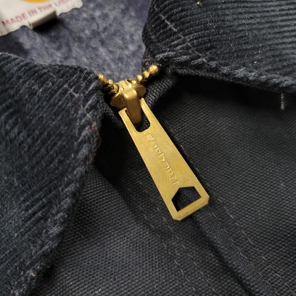 【中古品】【メンズ】 Carhartt カーハート J001BLK USA製 DUCK DETROIT JACKET ダック デトロイト ジャケット アウター 146-251014-cs-09-izu サイズ：2XL カラー：ブラック 万代Net店