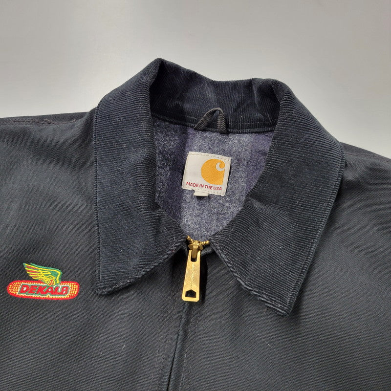 【中古品】【メンズ】 Carhartt カーハート J001BLK USA製 DUCK DETROIT JACKET ダック デトロイト ジャケット アウター 146-251014-cs-09-izu サイズ：2XL カラー：ブラック 万代Net店