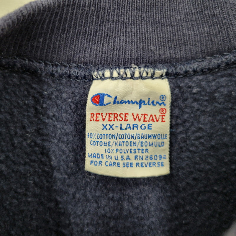 【中古品】【メンズ】 USA製 刺繍タグ WEST CHESTER REVERSE WEAVE SWEATSHIRT ウェストチェスター リバース ウィーブ スウェットシャツ トップス 長袖 146-251014-cs-05-izu サイズ：XXL カラー：ネイビー 万代Net店