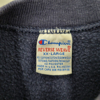 【中古品】【メンズ】 USA製 刺繍タグ WEST CHESTER REVERSE WEAVE SWEATSHIRT ウェストチェスター リバース ウィーブ スウェットシャツ トップス 長袖 146-251014-cs-05-izu サイズ：XXL カラー：ネイビー 万代Net店