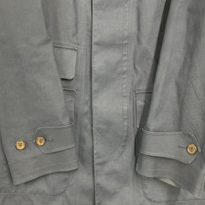 【中古品】【メンズ】 SOUTIEN COLLAR COAT ステンカラーコート ゴム引き アウター 147-251016-as-20-izu サイズ：L カラー：ネイビー 万代Net店