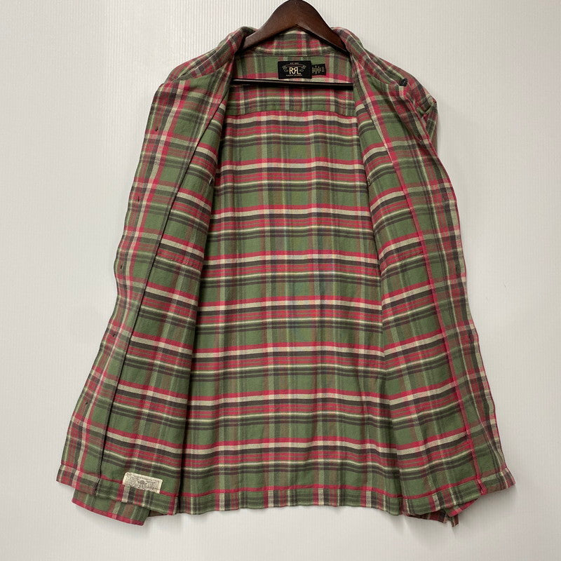 【中古品】【メンズ】 PLAID TWILL CAMP SHIRT プレイド ツイル キャンプ シャツ チェック 長袖 トップス 145-251021-as-08-izu サイズ：XL カラー：マルチカラー 万代Net店