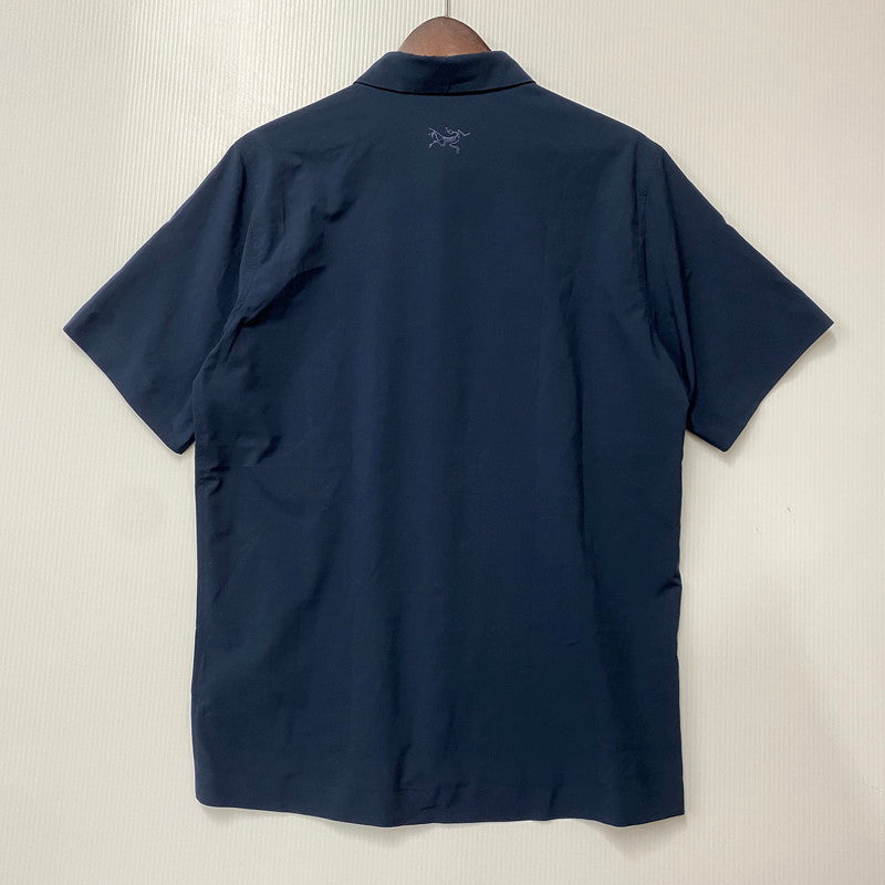 【中古品】【メンズ】 ARC'TERYX アークテリクス 25214-122063 SKYLINE スカイライン SS SHIRT ショートスリーブ シャツ トップス 半袖 144-251017-ya-13-izu サイズ：Ｓ カラー：ネイビー 万代Net店