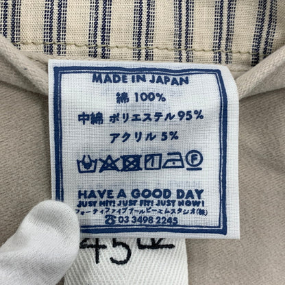 【中古品】【レディース】 45R フォーティファイブ・アール 80910213 コットンフランネルの908スタンドベスト 168-251016-as-01-izu サイズ：01 カラー：ベージュ系 万代Net店