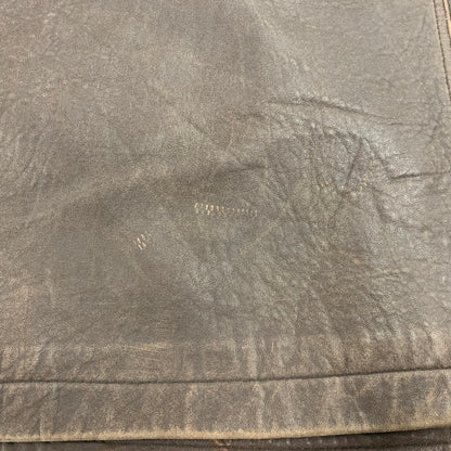 【現状渡し品】【メンズ】 OLD YVES SAINT LAURENT オールド イヴサンローラン LEATHER JACKET レザージャケット アウター 146-251016-as-06-izu サイズ：100 カラー：ブラウン 万代Net店