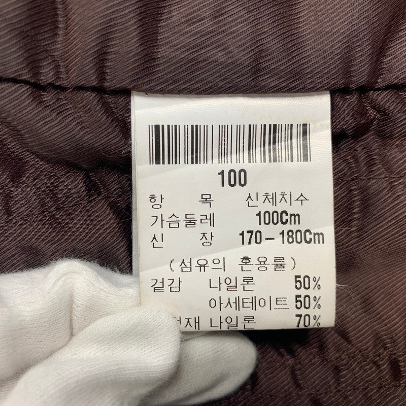【現状渡し品】【メンズ】 OLD YVES SAINT LAURENT オールド イヴサンローラン LEATHER JACKET レザージャケット アウター 146-251016-as-06-izu サイズ：100 カラー：ブラウン 万代Net店
