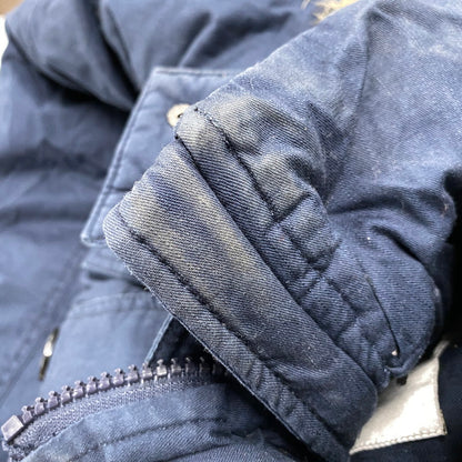 【中古品】【メンズ】 TRIPLE F.A.T. GOOSE トリプルファット グース FUR DOWN PARKA ファーダウンパーカー アウター 146-251019-ya-08-izu サイズ：L カラー：ネイビー 万代Net店