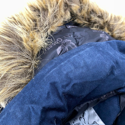 【中古品】【メンズ】 TRIPLE F.A.T. GOOSE トリプルファット グース FUR DOWN PARKA ファーダウンパーカー アウター 146-251019-ya-08-izu サイズ：L カラー：ネイビー 万代Net店