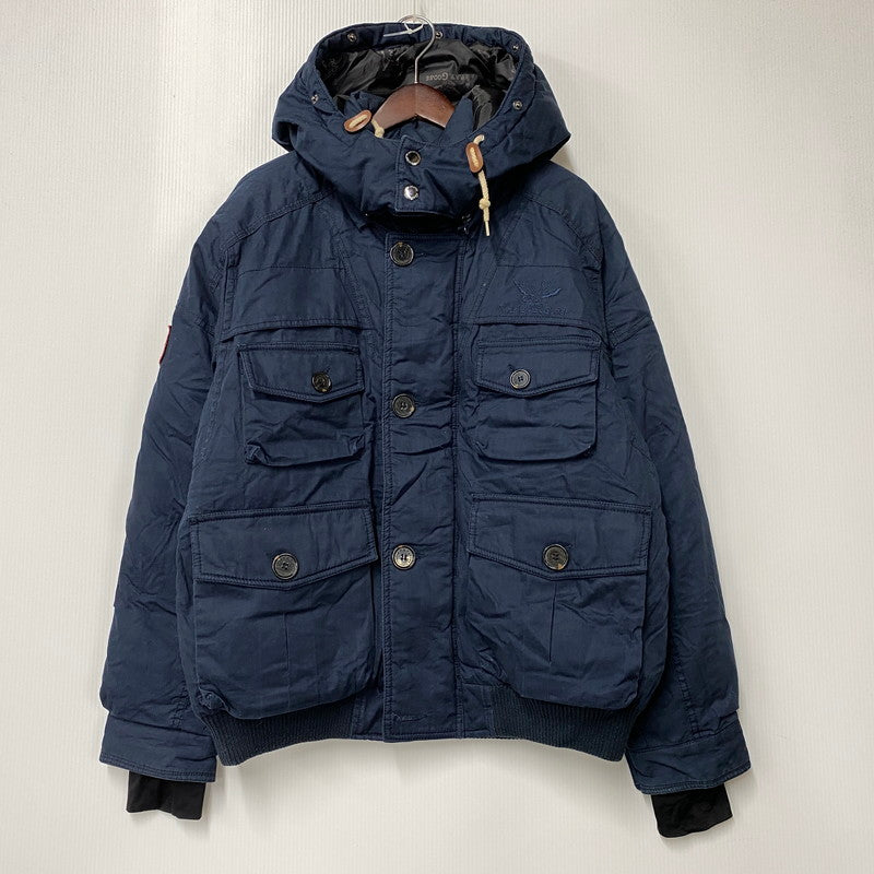 【中古品】【メンズ】 TRIPLE F.A.T. GOOSE トリプルファット グース FUR DOWN PARKA ファーダウンパーカー アウター 146-251019-ya-08-izu サイズ：L カラー：ネイビー 万代Net店