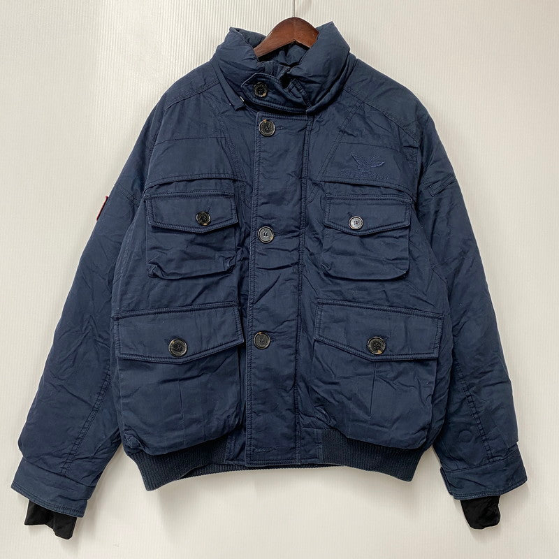 【中古品】【メンズ】 TRIPLE F.A.T. GOOSE トリプルファット グース FUR DOWN PARKA ファーダウンパーカー アウター 146-251019-ya-08-izu サイズ：L カラー：ネイビー 万代Net店