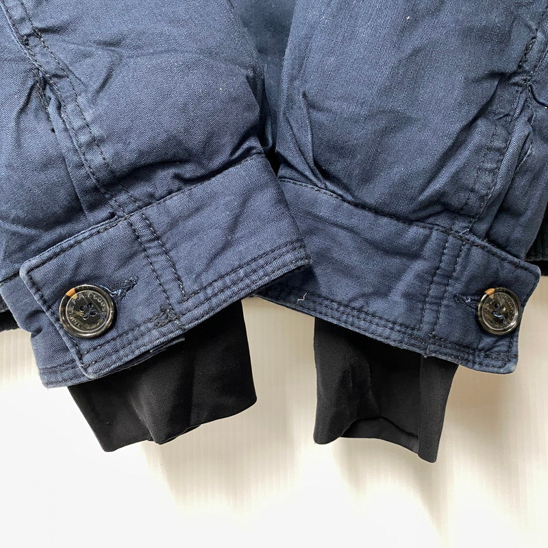 【中古品】【メンズ】 TRIPLE F.A.T. GOOSE トリプルファット グース FUR DOWN PARKA ファーダウンパーカー アウター 146-251019-ya-08-izu サイズ：L カラー：ネイビー 万代Net店