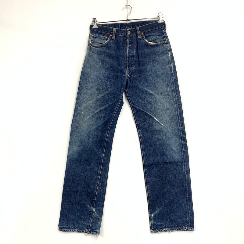 【現状渡し品】【メンズ】 Levi's リーバイス BIG-E 501XX DENIM PANTS 501-0003 デニムパンツ 刻印555 均等V 米国製 ジーンズ ボトムス 157-251016-as-13-izu サイズ：34×36 カラー：インディゴ 万代Net店
