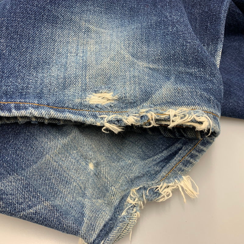 【現状渡し品】【メンズ】 Levi's リーバイス BIG-E 501XX DENIM PANTS 501-0003 デニムパンツ 刻印555 均等V 米国製 ジーンズ ボトムス 157-251016-as-13-izu サイズ：34×36 カラー：インディゴ 万代Net店