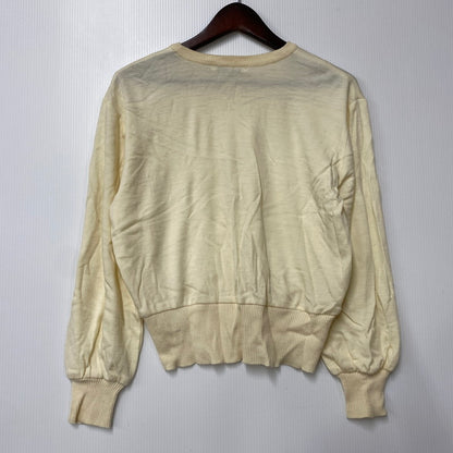 【中古品】【レディース】 Christian Dior クリスチャンディオール PRET-A-PORTER プレタポルテ KNIT SWEATER ニット セーター トップス 長袖 168-251019-ya-06-izu サイズ：L カラー：アイボリー 万代Net店