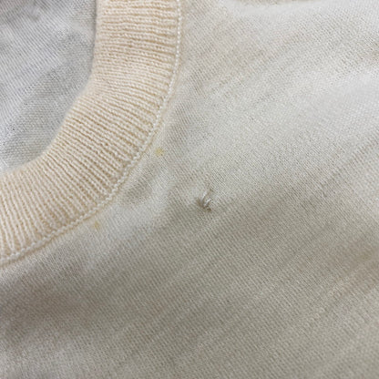 【中古品】【レディース】 Christian Dior クリスチャンディオール PRET-A-PORTER プレタポルテ KNIT SWEATER ニット セーター トップス 長袖 168-251019-ya-06-izu サイズ：L カラー：アイボリー 万代Net店