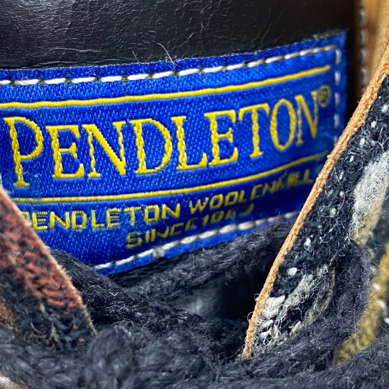 【中古品】【メンズ/レディース】 Danner ダナー × PENDLETON ペンドルトン LACE UP BOOT D021056PD レースアップ ブーツ シューズ 靴 164-251017-as-17-izu サイズ：26cm カラー：ブラック系 万代Net店