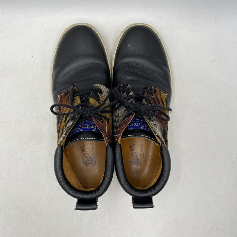 【中古品】【メンズ/レディース】 Danner ダナー × PENDLETON ペンドルトン LACE UP BOOT D021056PD レースアップ ブーツ シューズ 靴 164-251017-as-17-izu サイズ：26cm カラー：ブラック系 万代Net店