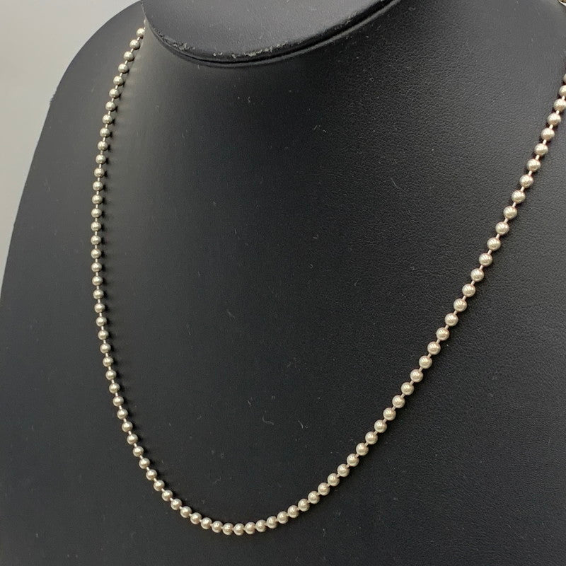 【中古品】 SV925 イタリア製 BALL CHAIN NECKLACE アクセサリー ネックレス 192-251016-rk-06-izu カラー：シルバー 万代Net店