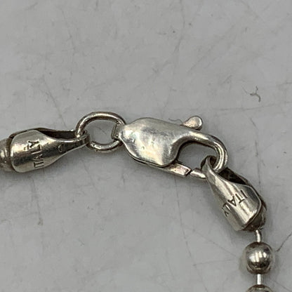 【中古品】 SV925 イタリア製 BALL CHAIN NECKLACE アクセサリー ネックレス 192-251016-rk-06-izu カラー：シルバー 万代Net店