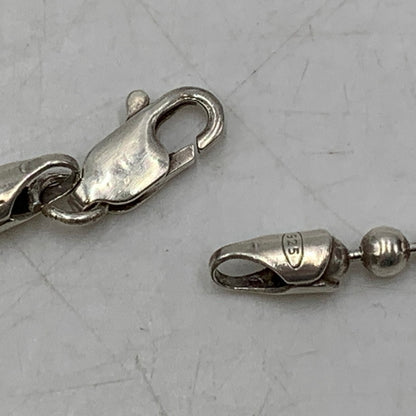 【中古品】 SV925 イタリア製 BALL CHAIN NECKLACE アクセサリー ネックレス 192-251016-rk-06-izu カラー：シルバー 万代Net店