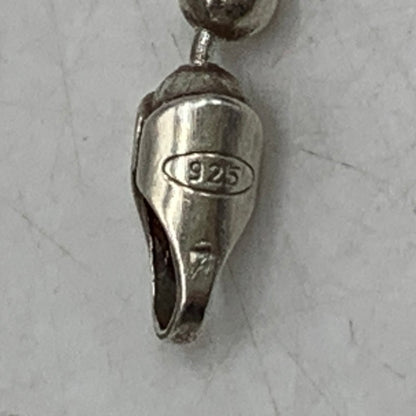 【中古品】 SV925 イタリア製 BALL CHAIN NECKLACE アクセサリー ネックレス 192-251016-rk-06-izu カラー：シルバー 万代Net店