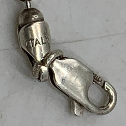 【中古品】 SV925 イタリア製 BALL CHAIN NECKLACE アクセサリー ネックレス 192-251016-rk-06-izu カラー：シルバー 万代Net店