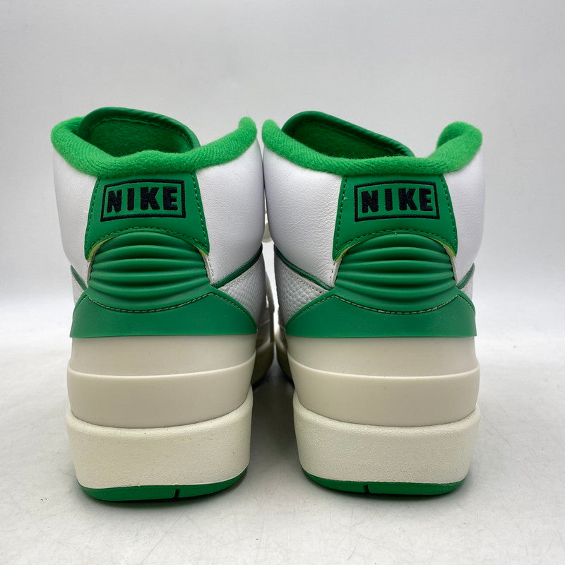 【中古美品】【メンズ】 NIKE ナイキ AIR JORDAN 2 RETRO DR8884-103 エア ジョーダン 2 レトロ スニーカー シューズ 靴 160-251017-as-09-izu サイズ：26.5cm カラー：WHITE/LUCKY GREEN-SAIL 万代Net店